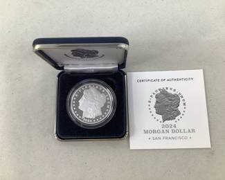 Special U.S. Commemorative Proof. 0.999 Silver, 0.859 oz. ASW.