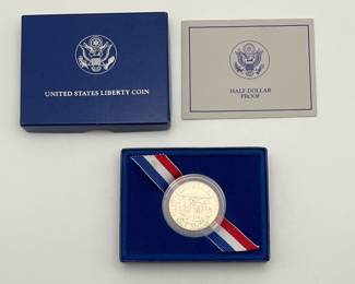 1986 Proof US Liberty Half Dollar