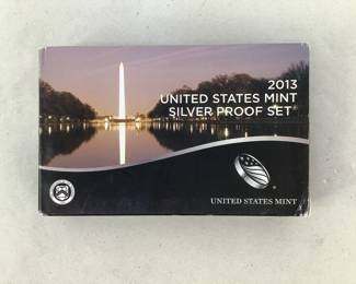 2013 United States Mint Silver Proof Set in original box.