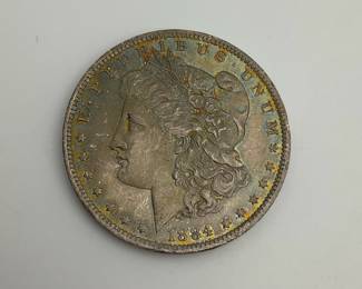 1884-O Morgan Dollar.