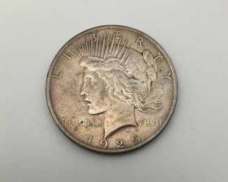 1925 US Peace Silver Dollar. Philadelphia Mint.