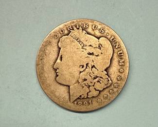 1891-CC Morgan Dollar