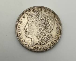 1921-S US Morgan Silver Dollar. San Francisco Mint.