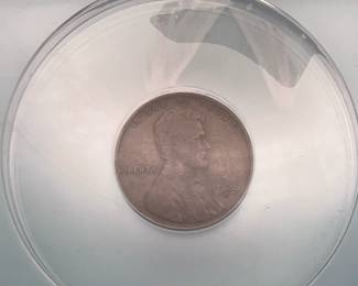 1928-D Lincoln Wheat Cent, graded F 15 Details by ANACS. Scratched.