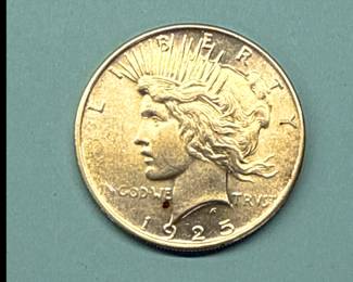 1925 Peace Dollar.