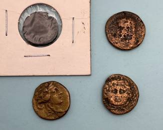 Set of (4) four Ancient Coins- See photos for details