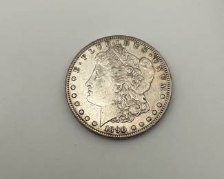 1890-S US Morgan Silver Dollar. San Francisco Mint.