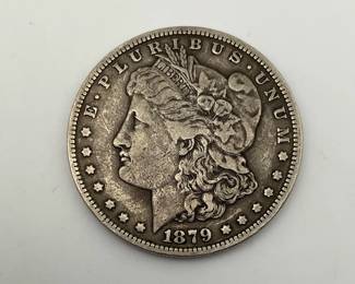 1879-S US Morgan Silver Dollar. San Francisco Mint.