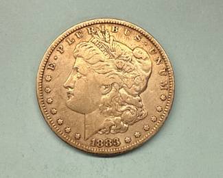 1883 Morgan Dollar.