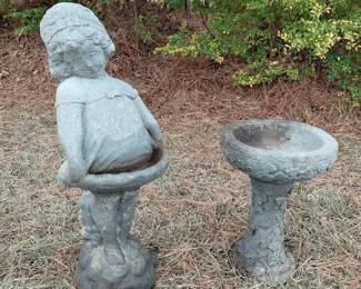 2 Yard Statues Girl and Chalice Cup