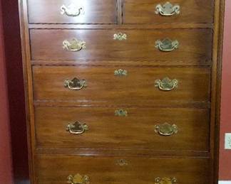 Vintage, Tall 9 Drawer Dresser