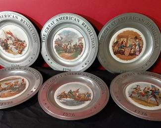 American Revolution Metal Plate Collection