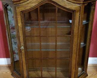 Vintage French Wooden Display Cabinet