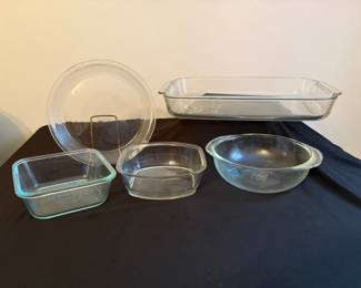 Clear Pyrex Collection