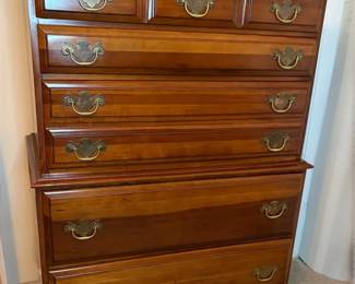 Country Squire By Cherokee Solid Northern Cherry Chest Of Drawers