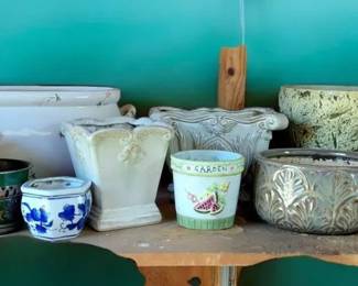 Decorative Outdoor Plant Container Bundle