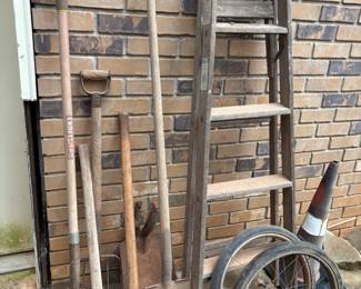 Outdoor tools, ladder