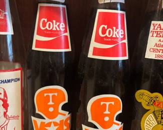 Coke commemorative bottles - Tennessee Volunteers
