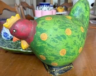 Adorable Wood Chicken $75 
12” x 10”