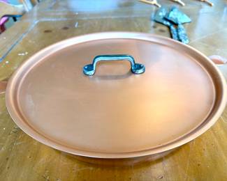 Mauviel France Sauté Pan with Top $500