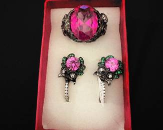 925 Pink Topaz Ring $225
925 Pink Topaz Earrings $125
