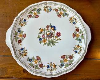 Gien France MOUSTIERS OLERYS 13" Deep Round Platter Tray, Faiencerie $60