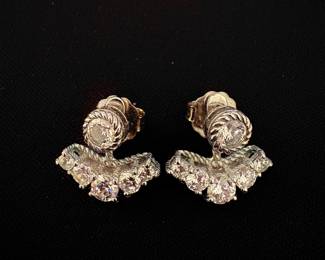 Judith Ripka 925 Earrings $100