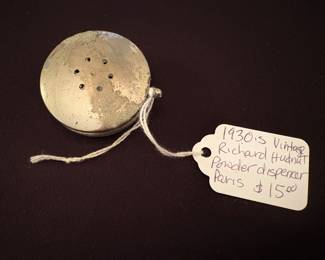 1930s vintage powder dispenser Paris, $15