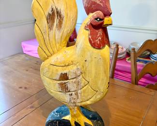 Large Wooden Chicken $125 Call Donna 850-516-2425