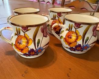 MACKENZIE-CHILDS Cups $50 Each
Call Donna 850-516-2425