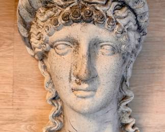 Cement Wall Hanging with place for plant etc. $80