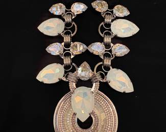 Black Ribbon Atelier Swarovski Crystal Necklace $350  Valued $900
Call Donna 850-516-2425