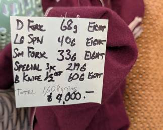  Kirk Stieff "Williamsburg Shell Sterling Silver Flatware Set