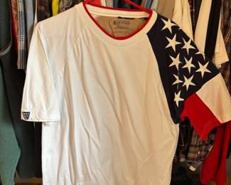 Rock Point American flag t shirt