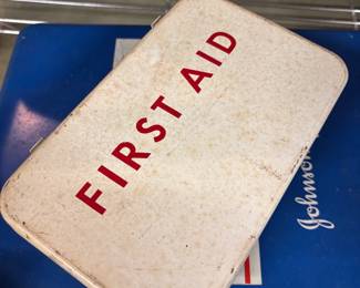 Vintage first aid kits