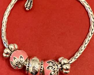 Silver-Toned charm bracelet 