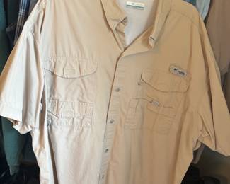 Columbia short sleeve button down