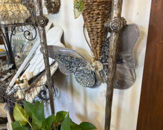 gorgeous and unusual tall candlesticks