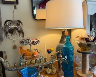 Beautiful blue pieces, lamps