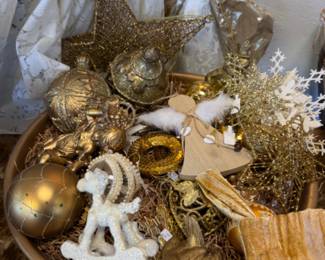 vintage Christmas ornaments