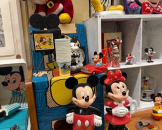 Disney figurines, clocks and more
