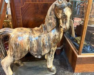 large vintage horse