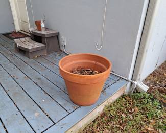 large clay pot
