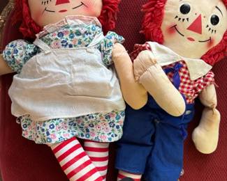 Vintage Raggedy Ann and Andy