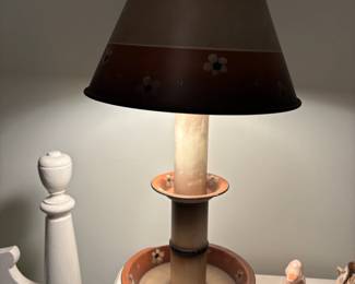 Toleware lamp