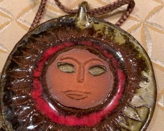 Handcrafted Sunburst pendant 