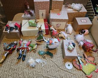 Christmas Orns.....Radko, Mac Childs etc