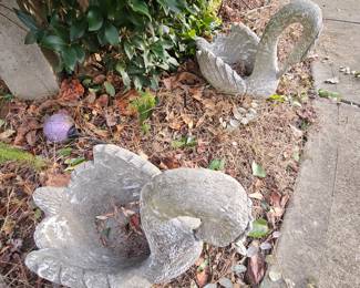Cement Swans