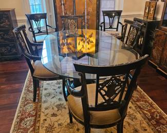 Dining Table and Screen