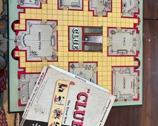 Vintage Clue board game